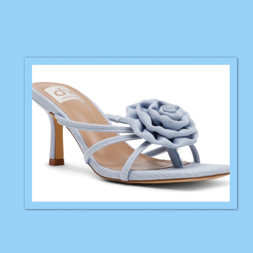 DV by DOLCE VITA ZELLY ROSETTE SANDALS